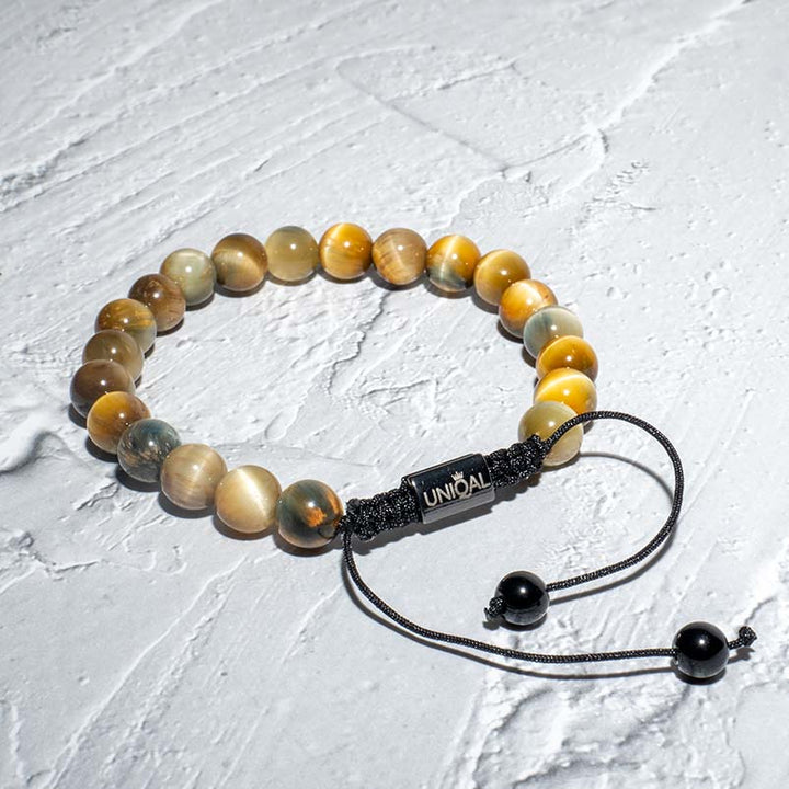 Perlenarmband Natürliche Achat Perlen 8mm uniqal