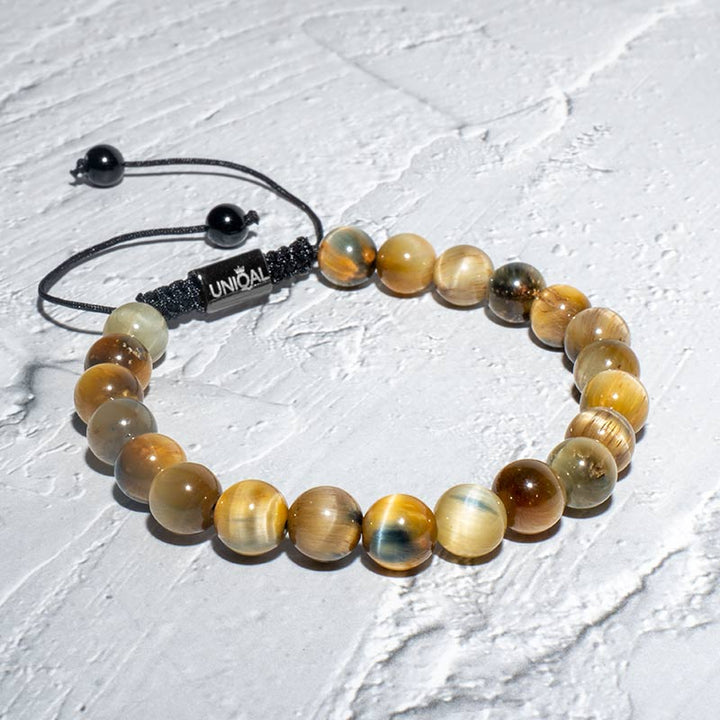 Perlenarmband Natürliche Achat Perlen 8mm uniqal