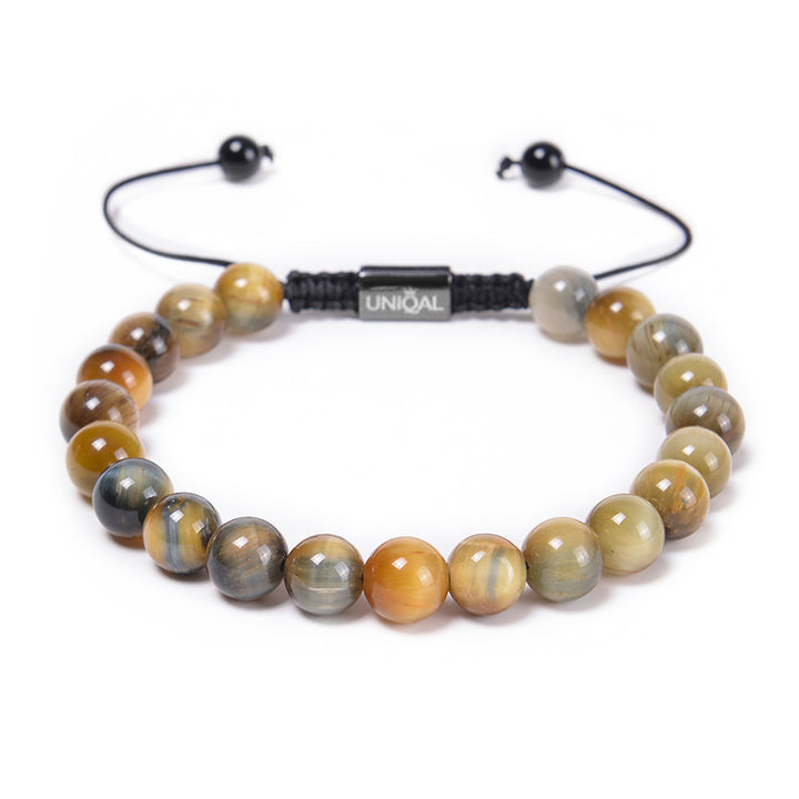 Perlenarmband Natürliche Achat Perlen 8mm uniqal