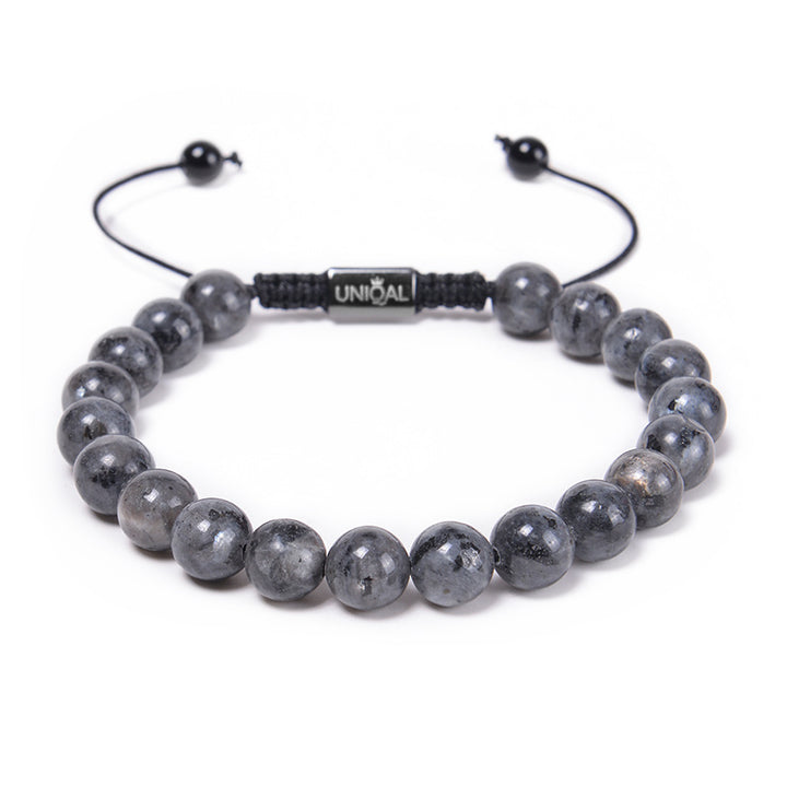 Perlenarmband Natürliche Labradorit Perlen 8mm uniqal
