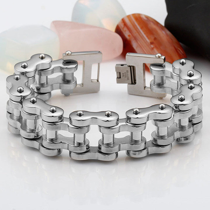Fahrradkette Armband biker motorradkette panzerarmband uniqal