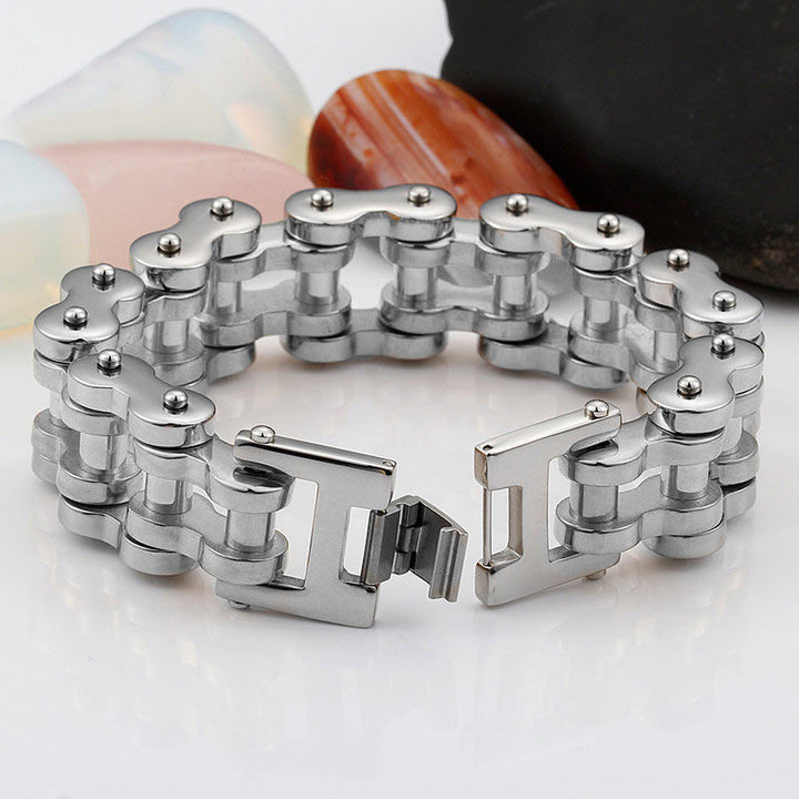 Fahrradkette Armband biker motorradkette panzerarmband uniqal