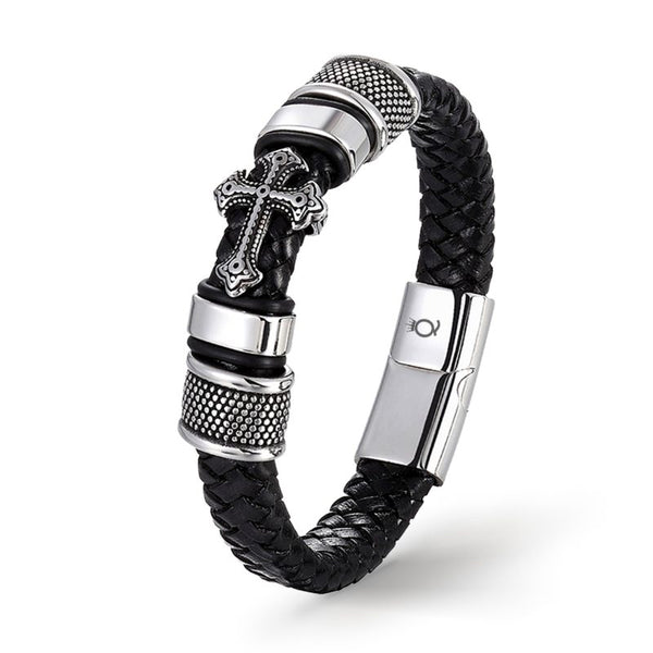 Kreuz Armband Herren Jesus Cross Uniqal silberarmband bestseller