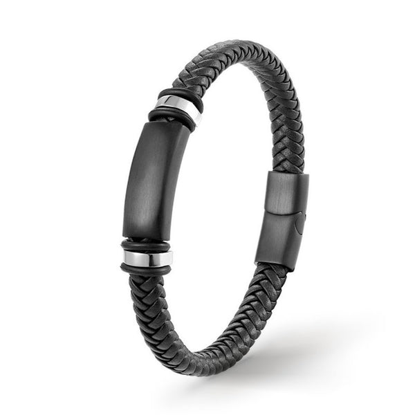 Lederarmband Unisex Premium edelstahl paare freundschafts armreif uniqal bestseller