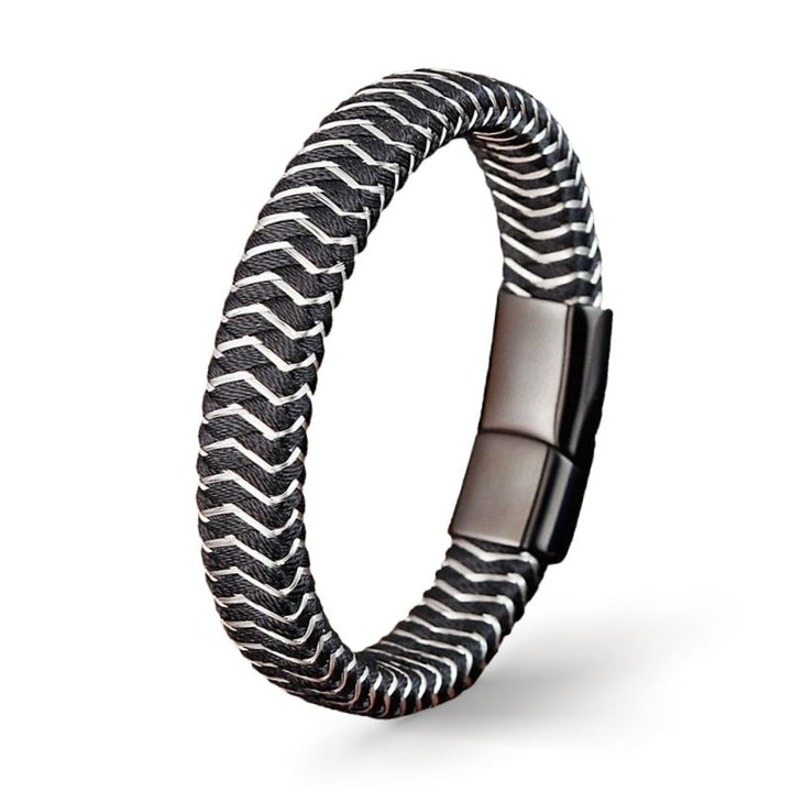 Lederarmband Herren Damen Unisex Zebra Bestseller Uniqal