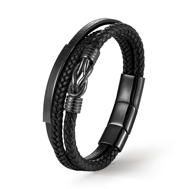 Infinity Armband schwarz uniqal