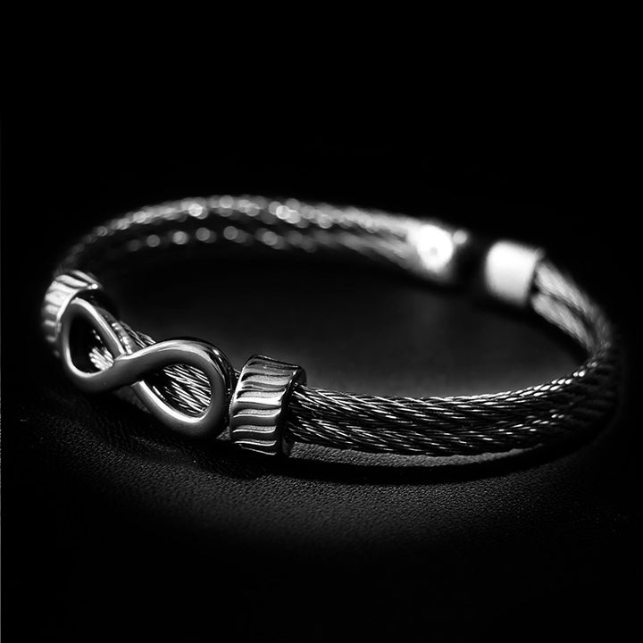 Infinity unendlichkeit armreif herren uniqal