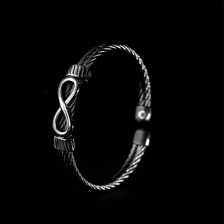 Infinity unendlichkeit armreif herren uniqal