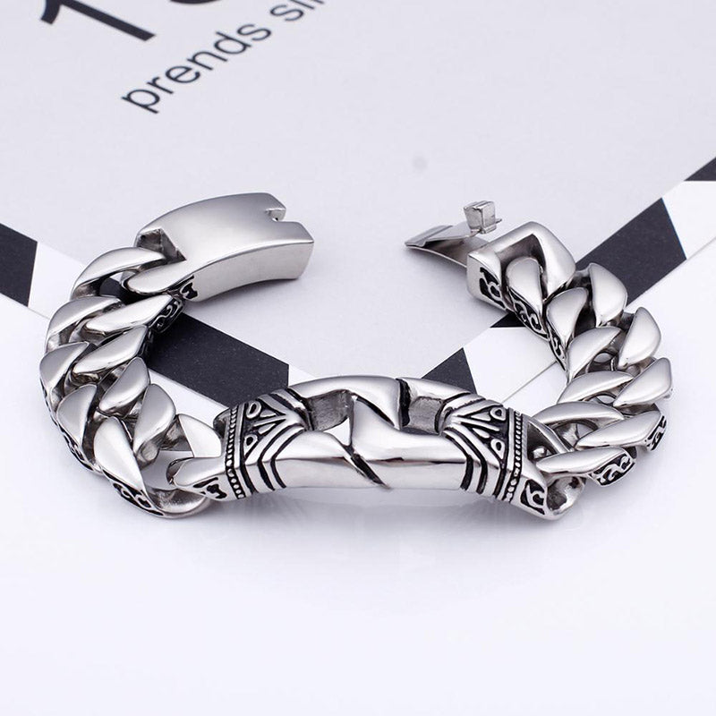 unendlichkeit inifnity armband herren bracelet endless chain kette uniqal