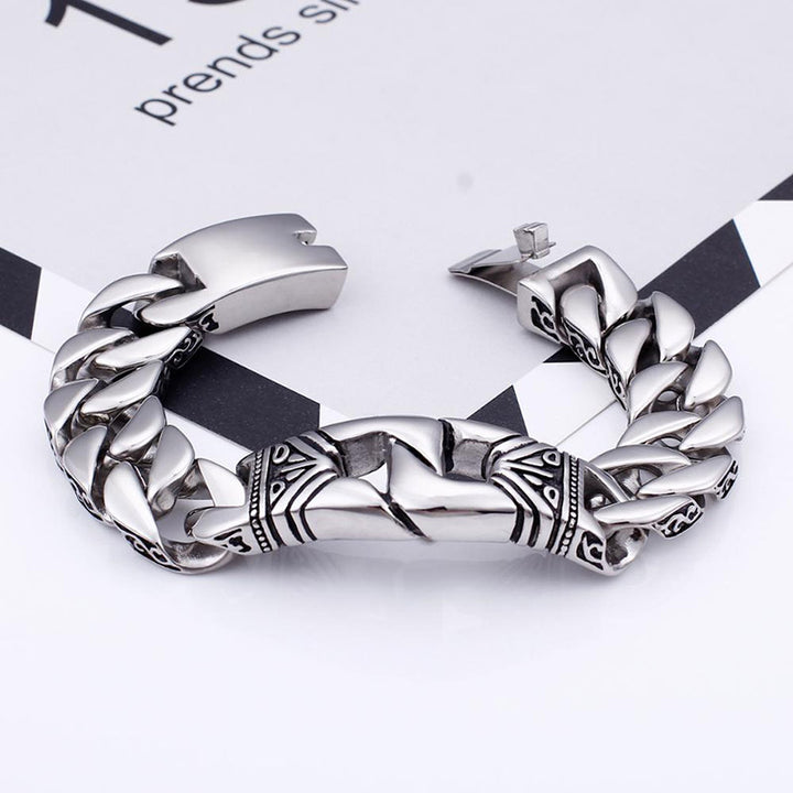 unendlichkeit inifnity armband herren bracelet endless chain kette uniqal