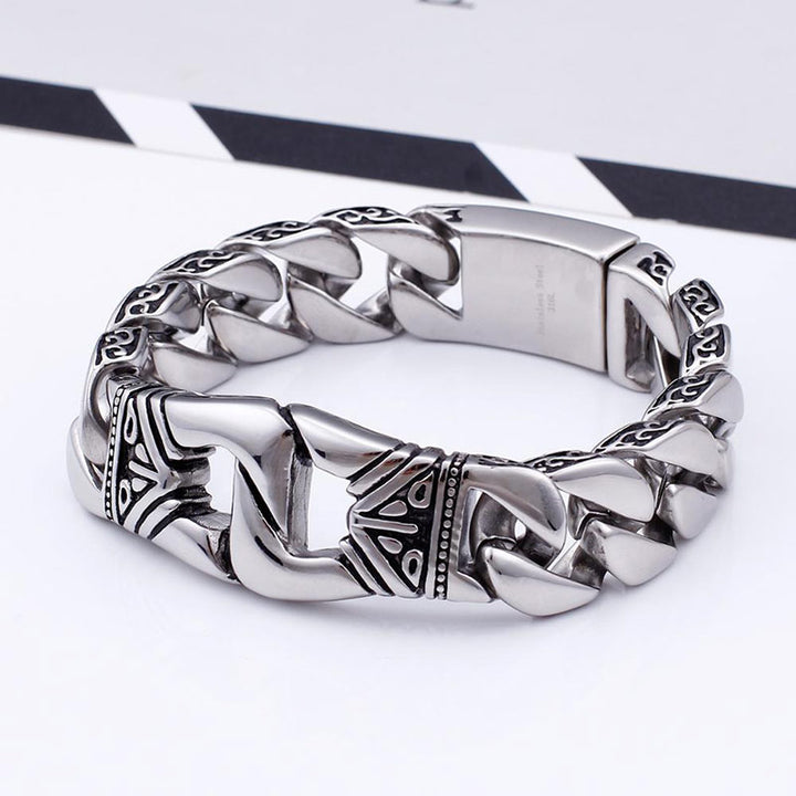 unendlichkeit inifnity armband herren bracelet endless chain kette uniqal