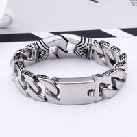 unendlichkeit inifnity armband herren bracelet endless chain kette uniqal