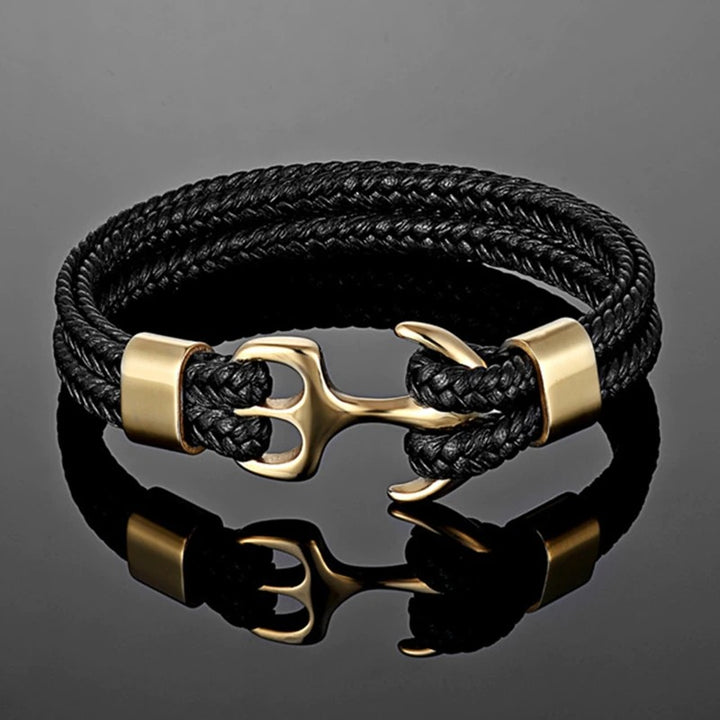 Anker Lederarmband Herren Sea maritime anchor uniqal