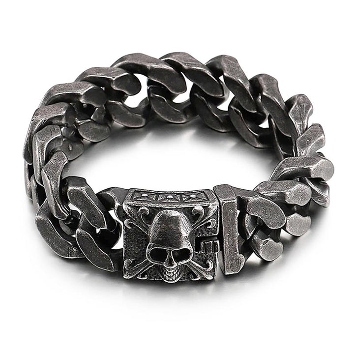 panzerarmband herren königsarmband chain bracelet edelstahl uniqal 