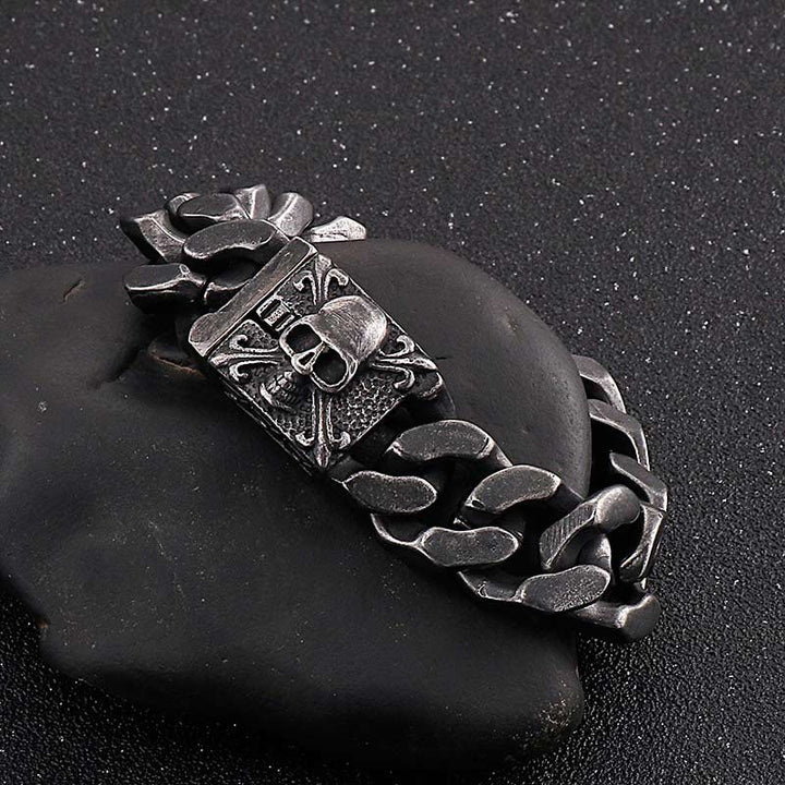 panzerarmband herren königsarmband chain bracelet edelstahl uniqal 