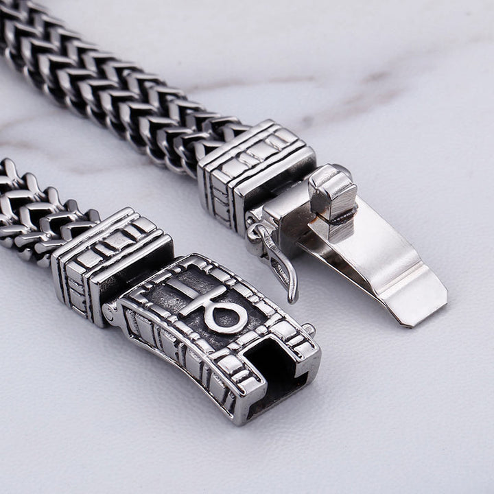 Königsarmband ANKH Panzerkette armband gott vintage chain bracelet uniqal