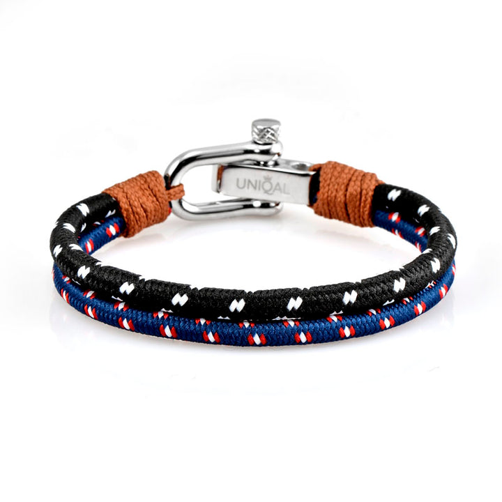 maritimes nautisches unisex armband segeltau schaekel uniqal