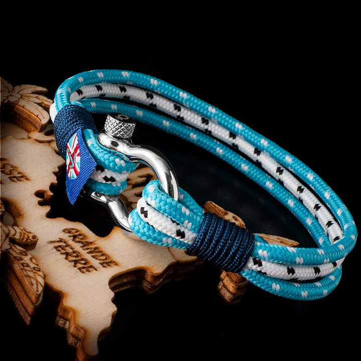 maritimes nautisches unisex armband segeltau schaekel uniqal