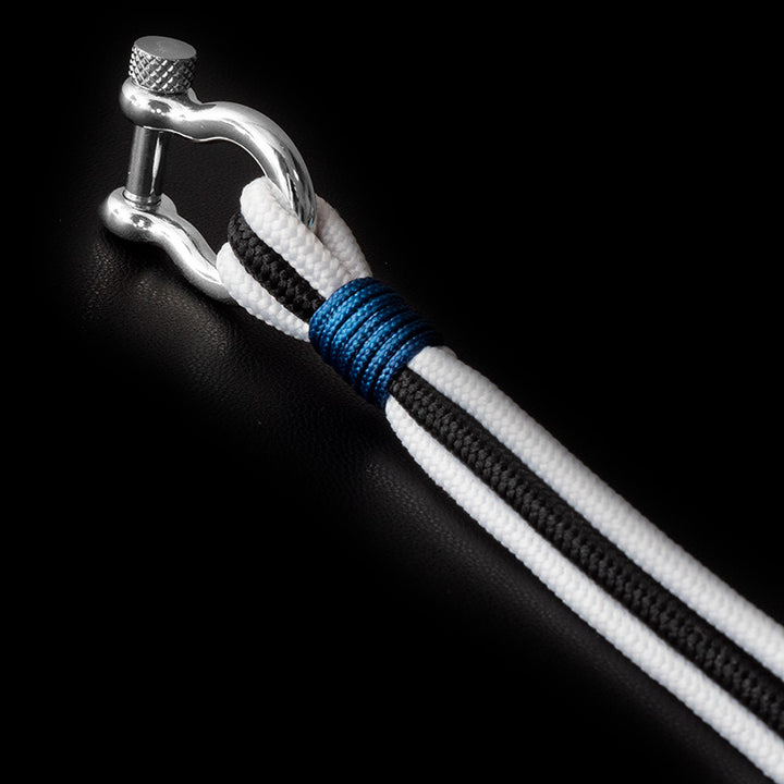 Maritimes Armband nautisches Stil segeltau schäkel uniqal