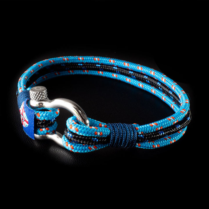 Maritimes nautisches Armband aus segeltau schäckel uniqal 