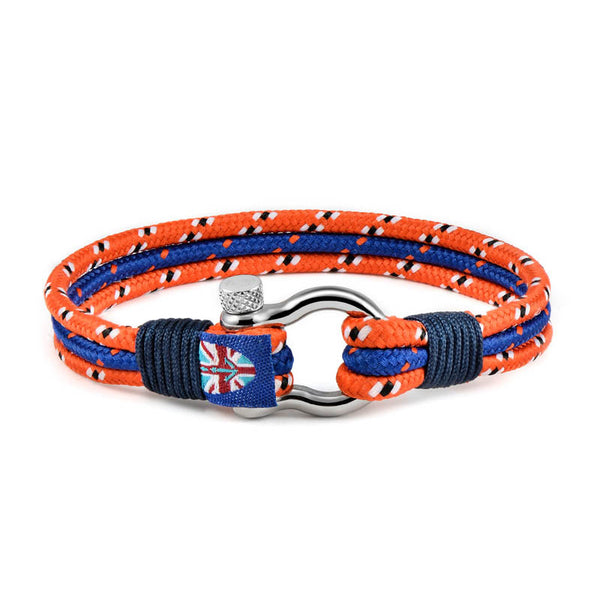 Maritimes nautisches Armband aus segeltau schäckel uniqal 
