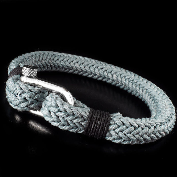 maritimes nautisches unisex armband segeltau schaekel uniqal