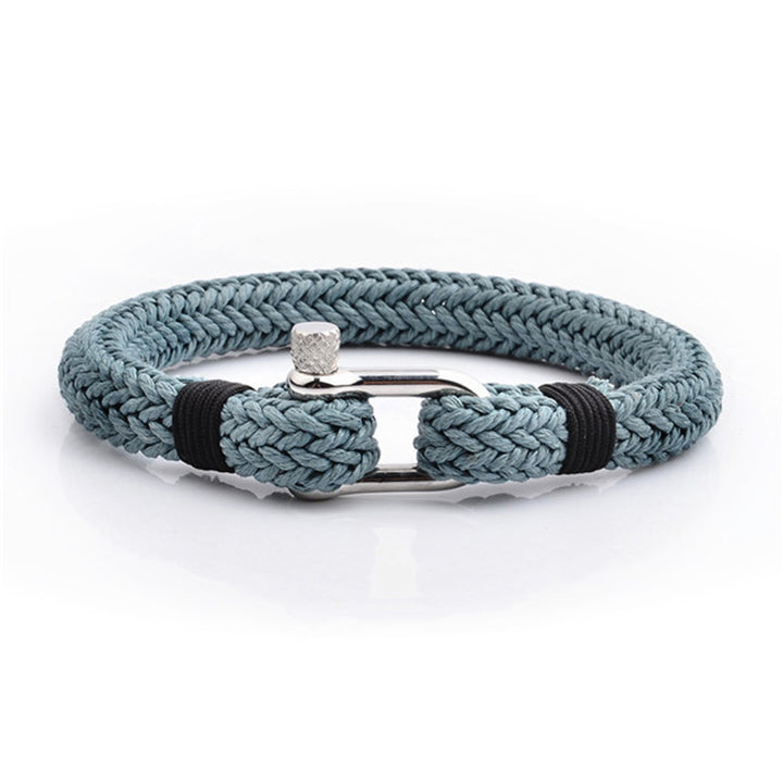 maritimes nautisches unisex armband segeltau schaekel uniqal