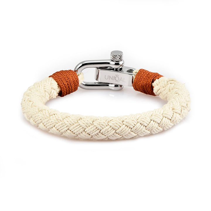 maritimes nautisches unisex armband segeltau schaekel uniqal
