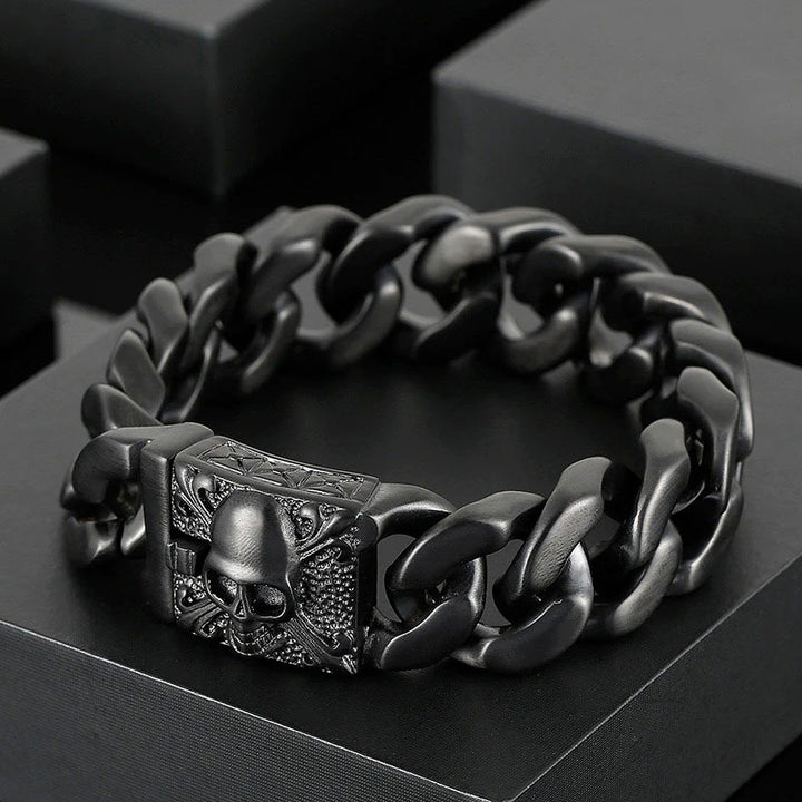 panzerarmband herren königsarmband chain bracelet edelstahl uniqal 